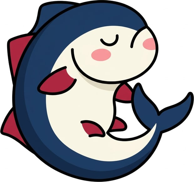 丸まったまぐろのキャラクター